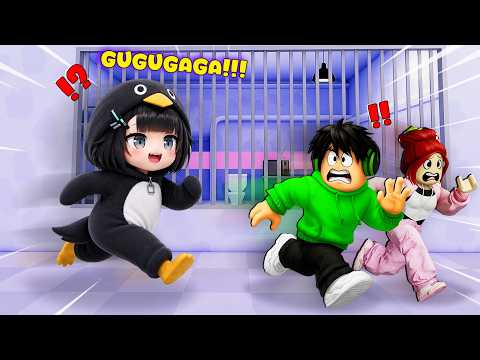 Hinabol kami ni Gugugaga sa Prison Run Roblox thumbnail