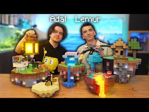 Işıklı Manyetik Küplerle Minecraft Skyblock Yaptık! @DogukanAdalTvo thumbnail