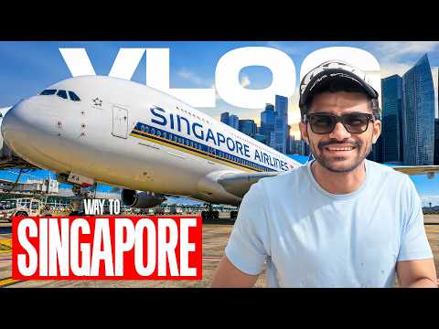 Premium Class Flight Safar & Singapore की खूबसूरती | Vlog No . 391 thumbnail