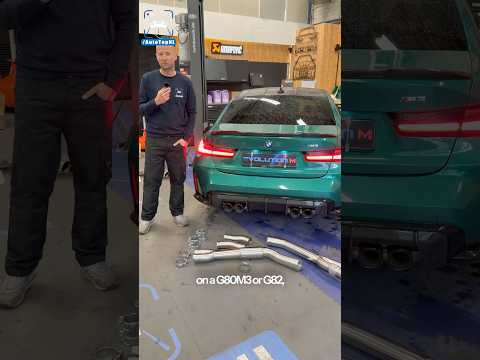 EvolutionM Single Midpipe (G8X M2 M3 M4) INSTALL & SOUND thumbnail