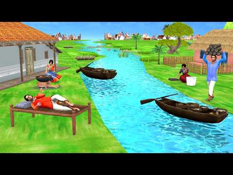Lazy Brother Vs Intelligent Brother Rich Vs Poor Hindi Kahani Hindi Moral Stories Funny Comedy Video thumbnail