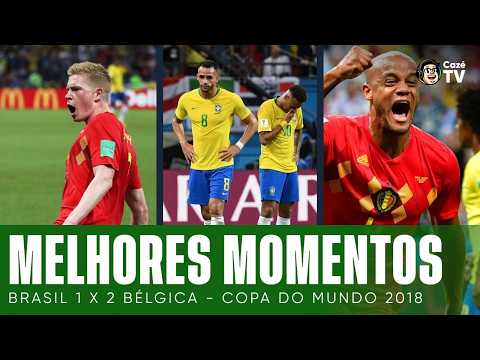 MELHORES MOMENTOS: BRASIL 1 X 2 BÉLGICA | QUARTAS DE FINAL DA COPA DO MUNDO 2018 thumbnail