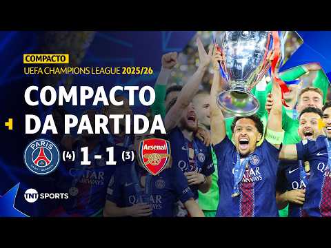 PSG (4)1X1(3) ARSENAL | COMPACTO DA PARTIDA | FINAL | CHAMPIONS LEAGUE 2025/26 thumbnail