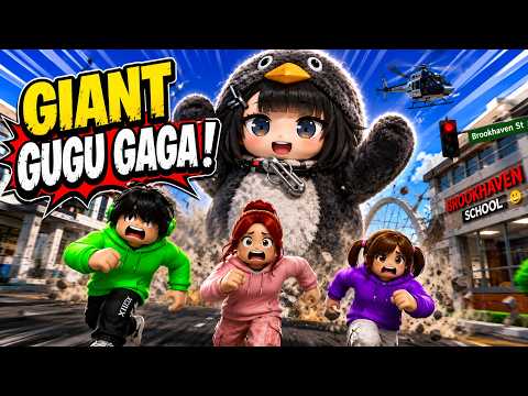 WE ESCAPED THE GIANT GUGU GAGA! with Esoni  and Maymay | Brookhaven | Roblox Tagalog thumbnail