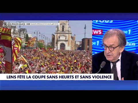 Alain Finkielkraut réagit aux festivités à Lens après la victoire en Coupe de France thumbnail