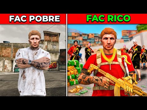 Jogando COMO MEMBRO de GANGUE POBRE PRA RICO! (GTA 5 RP) thumbnail