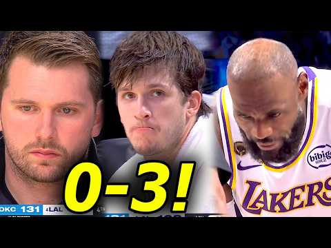 3-SORRY! Nangangamoy sweep ang Lakers, hinang hina si Luka Doncic at LeBron! | Lakas ni Mitchell! thumbnail