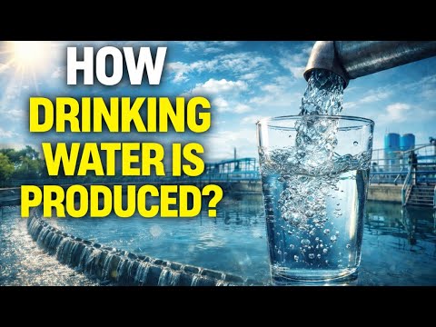 How Drinking Water Is Produced – Water Treatment, Filtration, Disinfection and Distribution thumbnail
