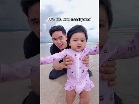Vlog pendek ayana mandi pantai thumbnail