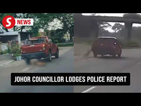 Public outrage as pickup truck seen running over dog in viral video thumbnail