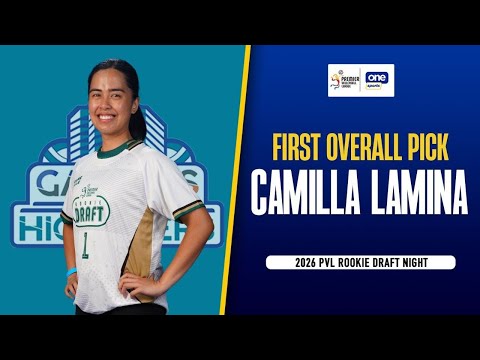 No. 1 overall pick Camilla Lamina | 2026 PVL Rookie Draft thumbnail