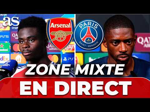EN DIRECT : Joueurs D'ARSENAL et du PSG en zone mixte après la FINALE de la LIGUE DES CHAMPIONS thumbnail