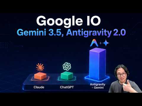 Google IO Antigravity 2.0, Gemini 3.5 Flash 7분 정리 thumbnail