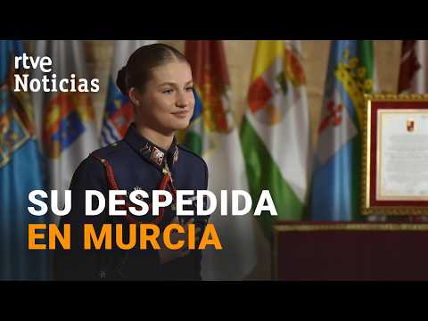 La princesa LEONOR recibe la MEDALLA DE ORO de la REGIÓN de MURCIA | RTVE Noticias thumbnail