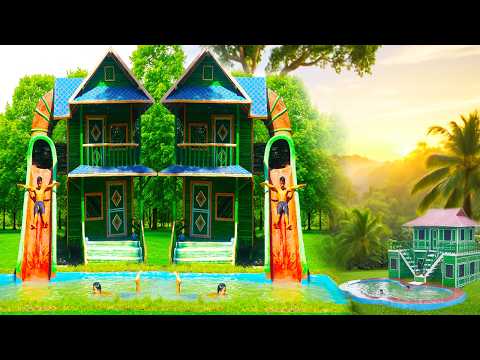 Top Full, 155Days How To Build Creative Beautiful Modern Villa House With Underground Swimming Pool thumbnail