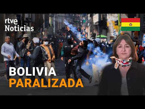 BOLIVIA | Los DISTURBIOS y PROTESTAS contra el GOBIERNO paralizan LA PAZ | RTVE Noticias thumbnail