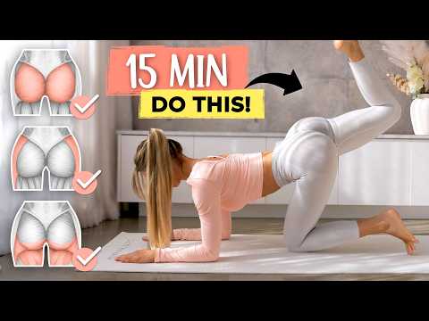 8 Exercises to Grow ALL 3 GLUTE MUSCLES From Home! Deep Muscle Isolation - No Equipment Booty thumbnail