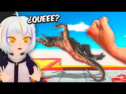 PUÑO GIGANTE CONTRA ANIMALES SALVAJES | ChuyMine REACCIONA a Animal Revolt Battle Simulator thumbnail