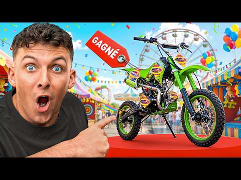 Je Gagne une MOTO à la FÊTE FORAINE (combien j’ai dépensé?) thumbnail