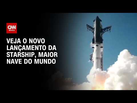 SpaceX realiza novo lançamento da Starship; veja momento | CNN PRIME TIME thumbnail