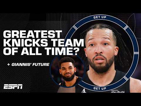 There is NO BETTER playoff duo than Karl Anthony-Towns and Jalen Brunson 👏 - Perk | Get Up thumbnail