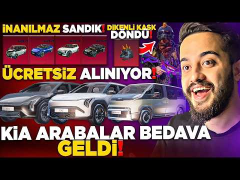 BEDAVA ALINAN KIA ARABALAR GELDİ! DİKENLİ KASK DÖNDÜ! İNANAMAYACAKSINIZ! PUBG Mobile Kore thumbnail