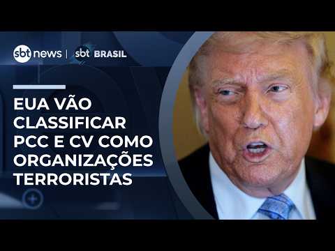 EUA decidem classificar PCC e Comando Vermelho como organizações terroristas; entenda | #SBTBrasil thumbnail