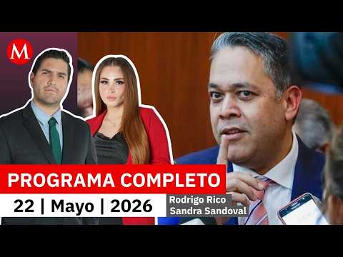 Díaz Vega sin reporte de detención a una semana de su entrega | Milenio Noticias, 22 de mayo de 2026 thumbnail