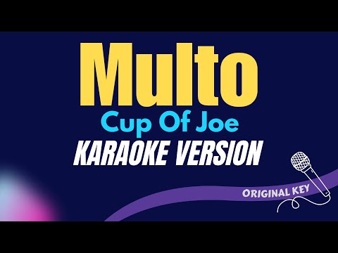 MULTO - Cup Of Joe (KARAOKE VERSION) #karaoke #coversph  thumbnail