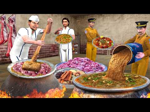 Jail Mei Haleem Cooking Competition Jailor vs Prisoner Mutton Haleem Street Food Hindi Kahaniya thumbnail