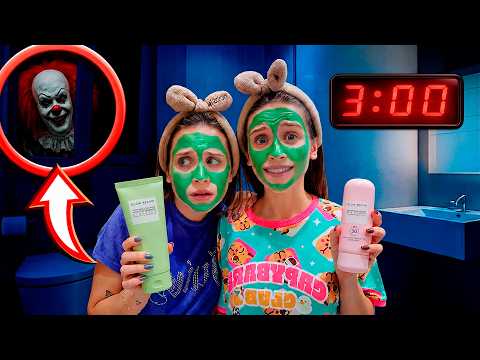 Fizemos ROTINA de SKIN CARE as 3 HORAS da manhã! 😰 thumbnail