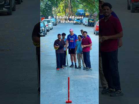 KP took some serious challenge in gully cricket ?? #cricket #ipl #cricketmatch #viral thumbnail