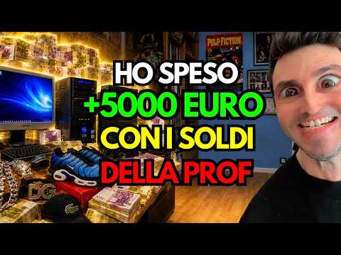 Quando Ho SPESO 5000€ con La CARTA DI CREDITO DELLA PROF | COMPRO TUTTO thumbnail