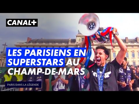 Le défilé LÉGENDAIRE du PSG au CHAMP-DE-MARS 🏆 - Ligue des champions thumbnail