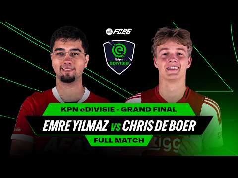 FC26 Masterclass in Dutch Final | Emre Yilmaz v Chris de Boer | KPN eDivisie Grand Final thumbnail