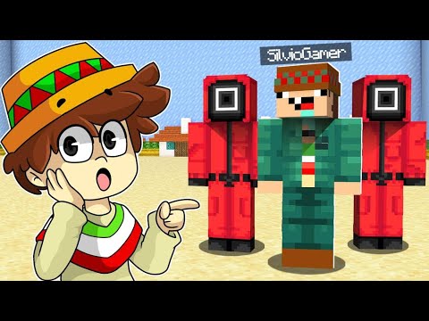 ¡CREAMOS el JUEGO del CALAMAR en MINECRAFT! ? LOS JUEGOS de SILVIOGAMER vs 100 JUGADORES thumbnail