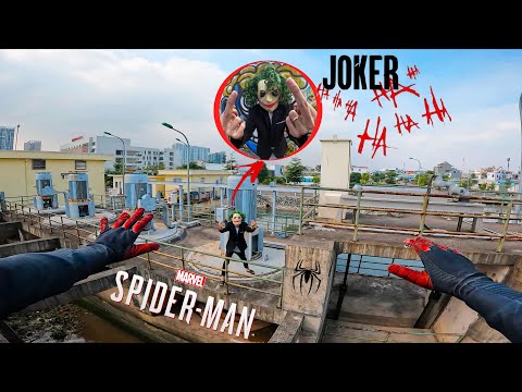 SPIDER-MAN IN REAL LIFE (Episode 3)|| PRO SPIDER-MAN vs JOKER COLOR  Short Film (Action POV Parkour) thumbnail