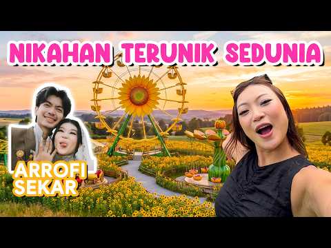 NIKAHAN TERUNIK SE DUNIA! 😍🌻 SEMUA BUNGA MATAHARI, ARROFI DAN SEKAR 😭😱 thumbnail