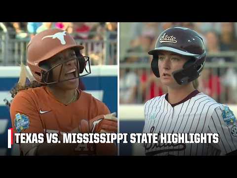 ELIMINATION GAME 🥎 Texas vs. Mississippi State | Full Game Highlights | Women's College World Serie thumbnail