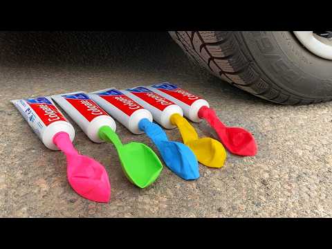 COCA COLA BALLOON VS CAR, Coca Cola Zero, PowerAde, Fanta, Sprite, Fruko and Mentos Diff Unde thumbnail