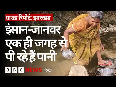 Jharkhand Water Crisis: Khunti ज़िले में काई वाले गड्ढे का पानी पीने को मजबूर पूरा गांव | BBC Hindi thumbnail