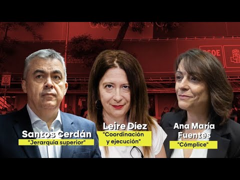 Cerdán era jefe de la trama, Díez "coordinadora" y la gerente del PSOE contable - laSexta Noticias thumbnail