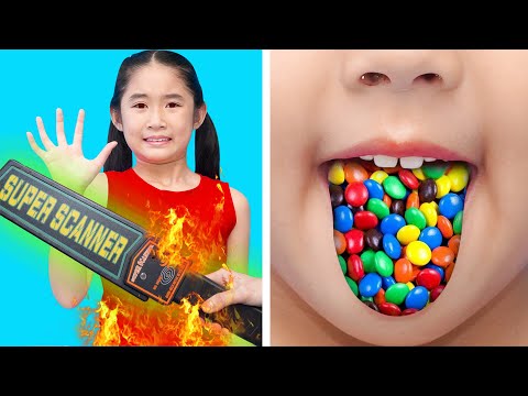 4 Elements Sneak Food into Class | Fire, Water, Air, Earth Students Sneak Food in Class by T-FUN thumbnail