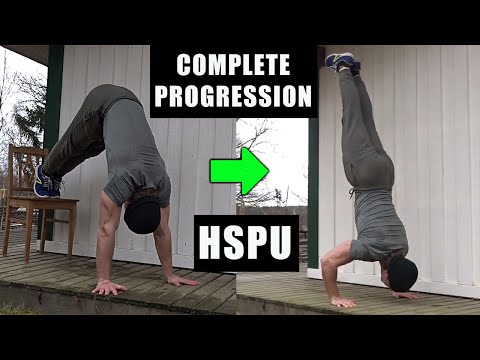 Handstand Push Up Tutorial (HSPU) - Complete Progression thumbnail