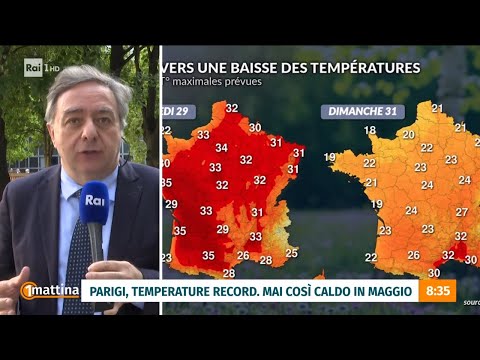 Europa nella morsa del caldo: maggio mai così torrido - Unomattina 29/05/2026 thumbnail