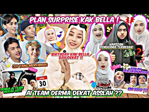 AJAK SEMUA GIRLS AI TEAM SURPRISE BIRTHDAY KAK BELLA !! AI TEAM KAYA BAGI ASSLAH DUIT MODAL ?!! thumbnail