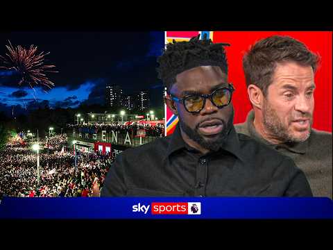 Micah Richards & Jamie Redknapp FULL REACTION after Man City draw to crown Arsenal Champions thumbnail