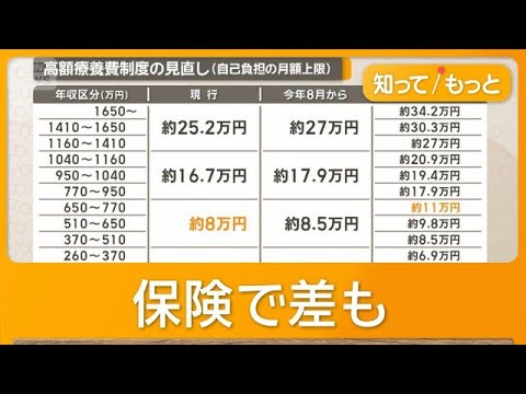 「高額療養費」来年8月から最大38％負担増　加入保険の違いで差が発生【知ってもっと】【グッド！モーニング】(2026年6月1日) thumbnail