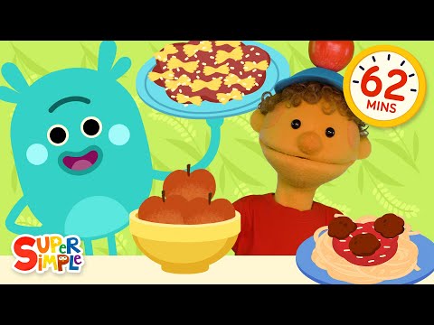 If You Like Pasta + More | Bumble Nums + Kids Songs & Nursery Rhymes | Super Simple Songs thumbnail