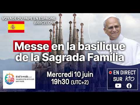 Messe en la basilique de la Sagrada Família présidée par le pape #LéonXIV #PapeEnEspagne thumbnail